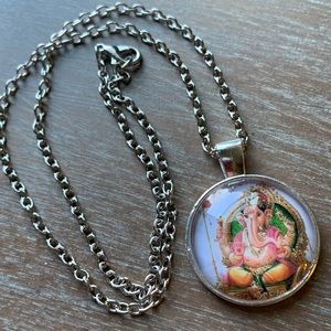 Ganesh charm necklace